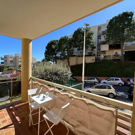 F1 Nice Ouest, Terrasse Vue Mer, Wifi Exterior photo